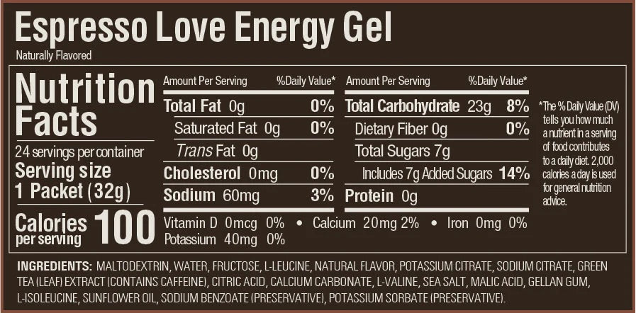 GU GEL-ESPRESSO LOVE