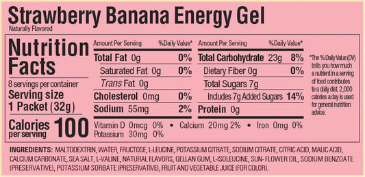 GU GEL-STRAWBERRY BANANA