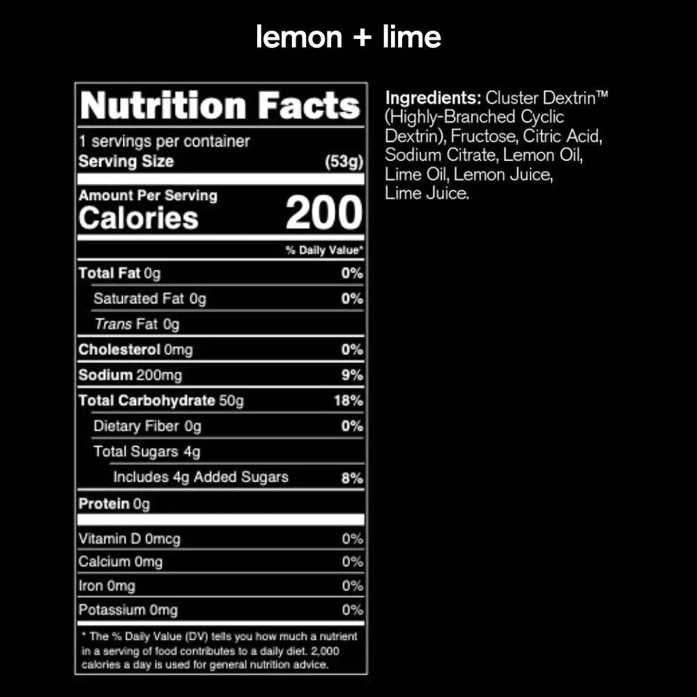 SKRATCH SUPER HIGH CARB SINGLE SERVING BAG-LEMON LIME