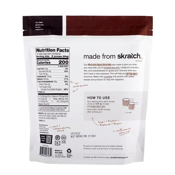 SKRATCH RECOVERY 12 SERVING BAG-COFFEE
