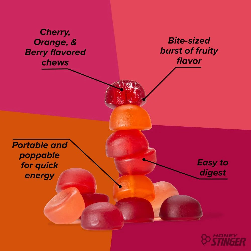 HONEY STINGER CHEWS-FRUIT SMOOTHIE