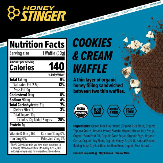 HONEY STINGER WAFFLE-COOKIES AND CREAM