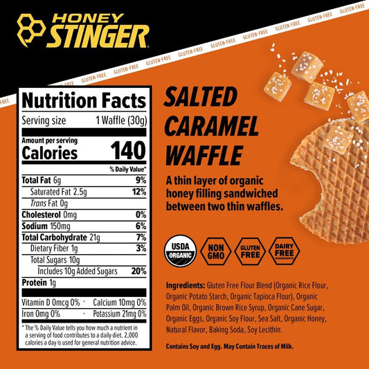 HONEY STINGER WAFFLE-SALTED CARAMEL