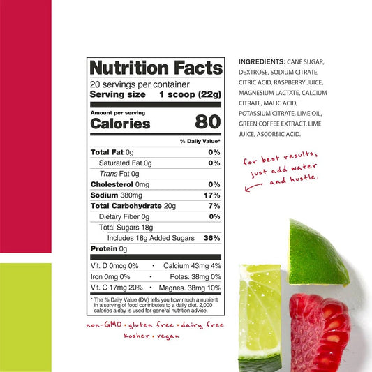 SKRATCH HYDRATION 20 SERVING BAG-RASBERRY LIMEADE