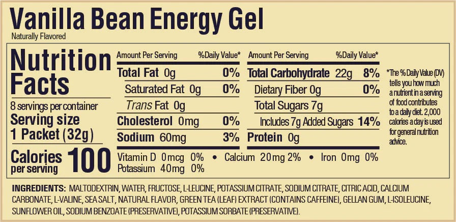 GU GEL-VANILLA BEAN