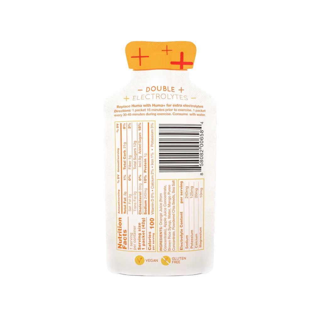 HUMA GEL +-ORANGES AND MANGOES