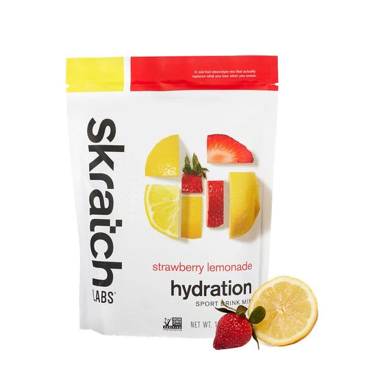 SKRATCH HYDRATION 20 SERVING BAG-STRAWBERRY LEMONADE