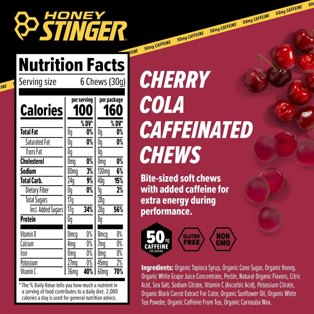 HONEY STINGER CHEWS+-CHERRY COLA